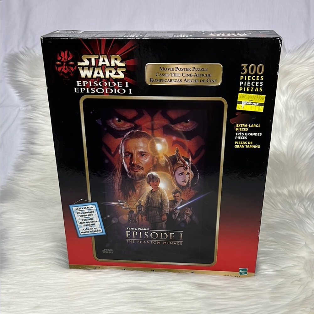 Retro, Vintage, Star Wars Episode I Puzzle, Sealed, Unopened Original